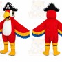 Pirate Parrot Mascot Costume