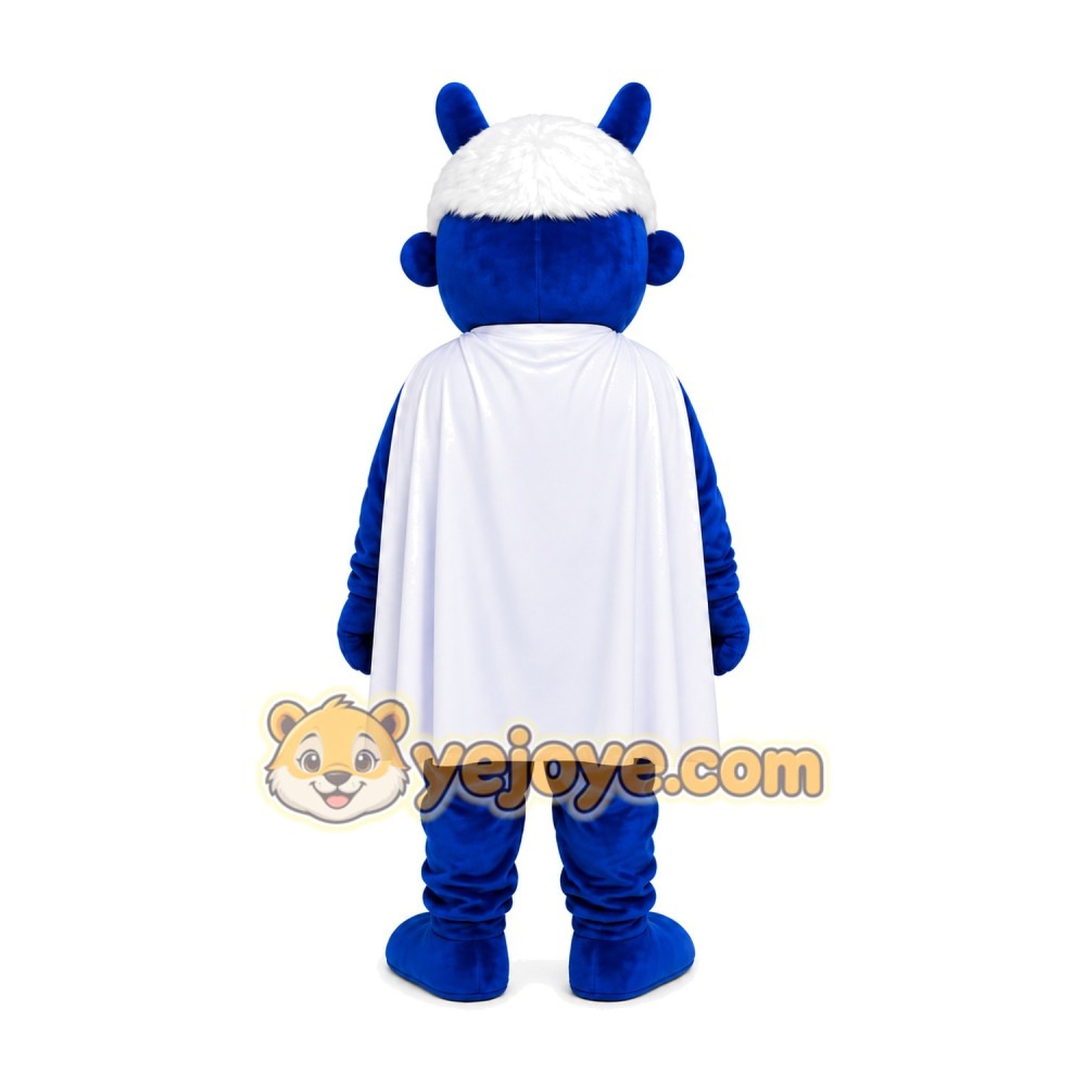 Blue Devil Mascot Costume Adult Size Blue Devil Mascot Costume Adult Size