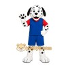 Dalmatian Overalls Mascot Costume
