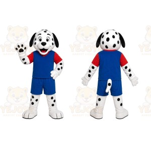 Dalmatian Overalls Mascot Costume