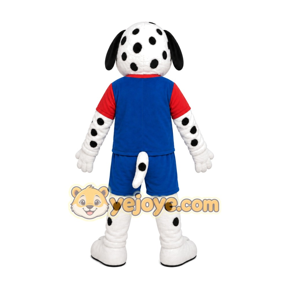 Dalmatian Overalls Mascot Costume
