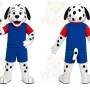 Dalmatian Overalls Mascot Costume