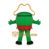 Green Pea Pirate Mascot Costume