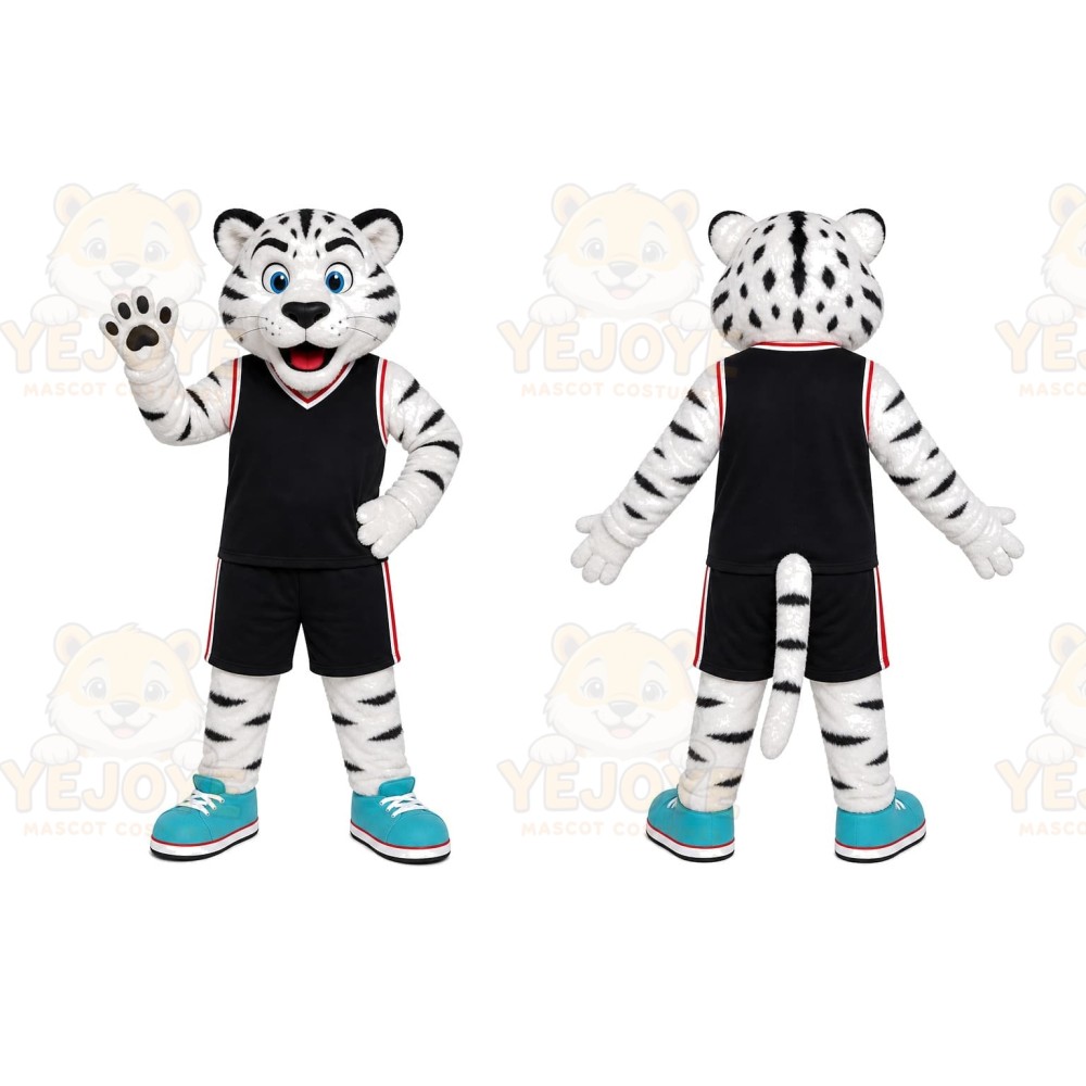 White Tiger Mascot Costume