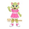 Green Cat Girl Mascot Costume Green Cat Girl Mascot Costume