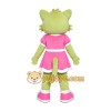 Green Cat Girl Mascot Costume Green Cat Girl Mascot Costume