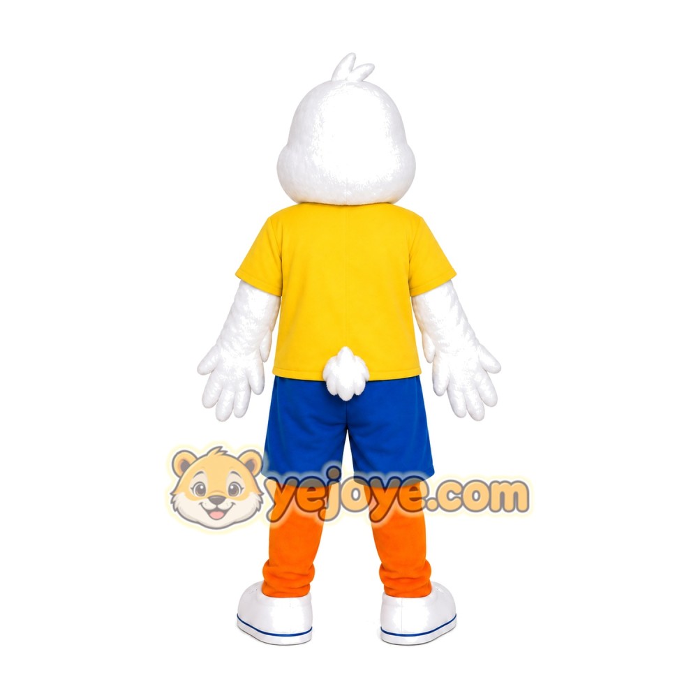 Duck Yellow Shirt Mascot Costume Duck Yellow Shirt Mascot Costume