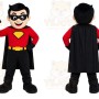 Superhero Boy Mascot Costume