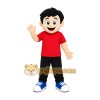 Red Shirt Boy Mascot Costume