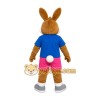 Rabbit Blue Shirt Mascot Costume Rabbit Blue Shirt Mascot Costume