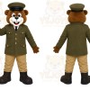 Military Monkey Mascot Costume