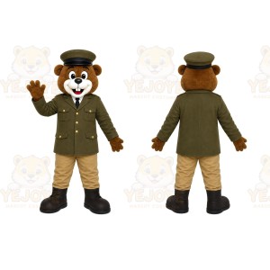 Military Monkey Mascot Costume