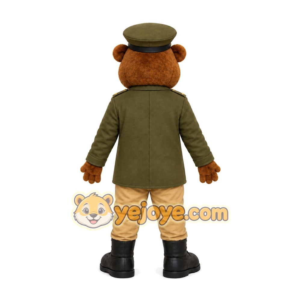 Military Monkey Mascot Costume Military Monkey Mascot Costume