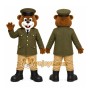 Military Monkey Mascot Costume