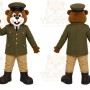 Military Monkey Mascot Costume