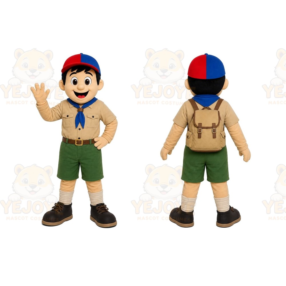 Scout Boy Mascot Costume