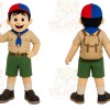 Scout Boy Mascot Costume