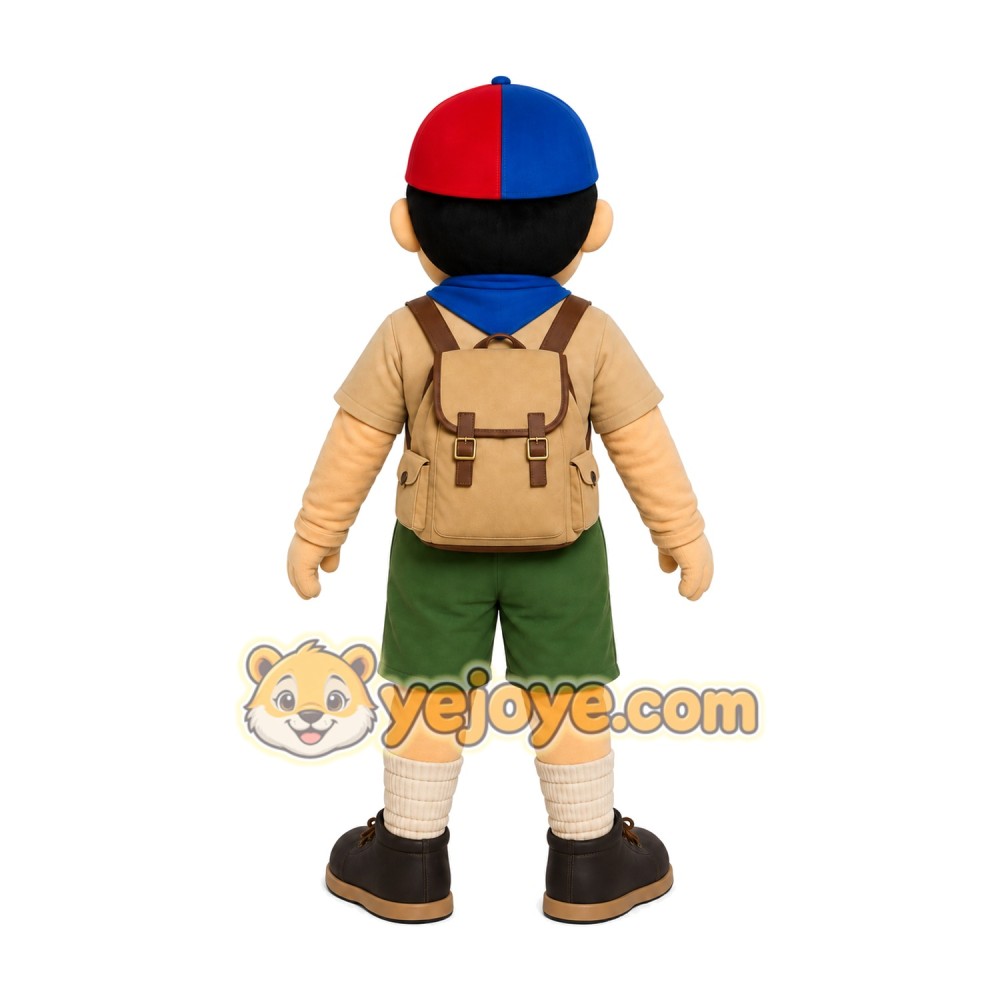 Scout Boy Mascot Costume