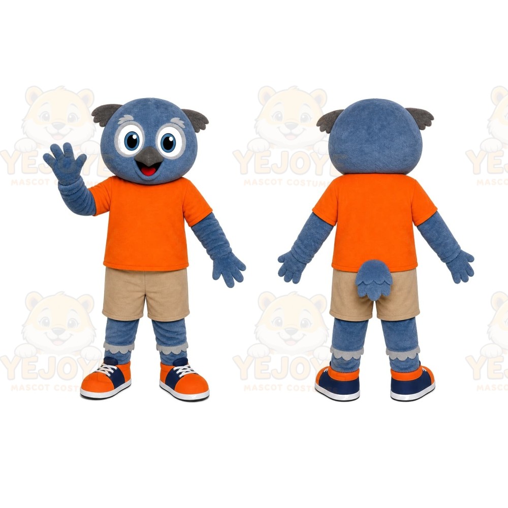 Cartoon Owl Mascot Costume Adult Size