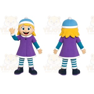 Winter Girl Mascot Costume