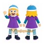 Winter Girl Mascot Costume