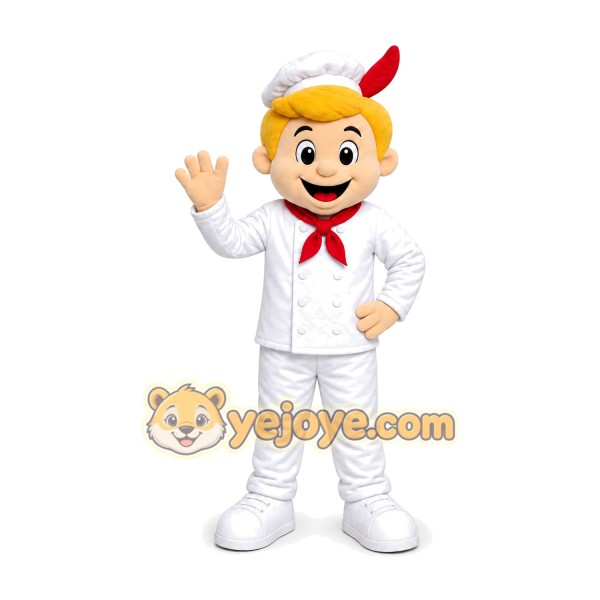 Boy Chef Mascot Costume