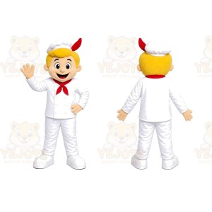 Snowman Boy Mascot Costume