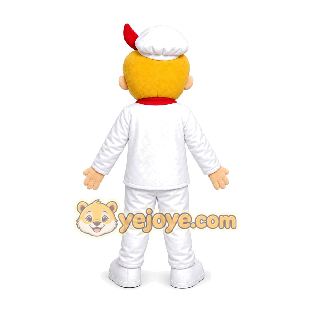 Snowman Boy Mascot Costume Snowman Boy Mascot Costume