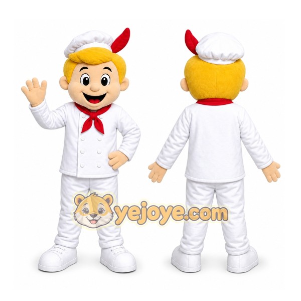Boy Chef Mascot Costume