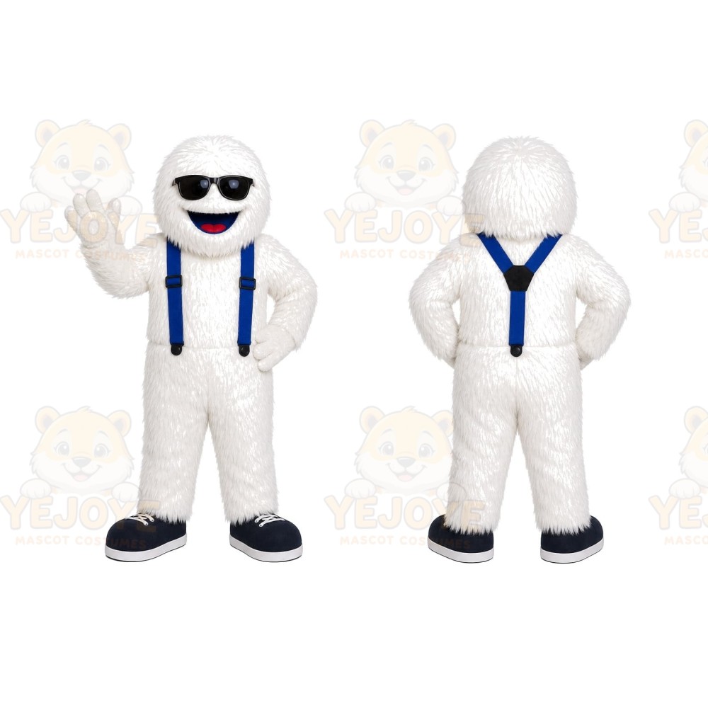 Abominable Snowman Yeti Mascot Costume