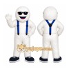 Abominable Snowman Yeti Mascot Costume