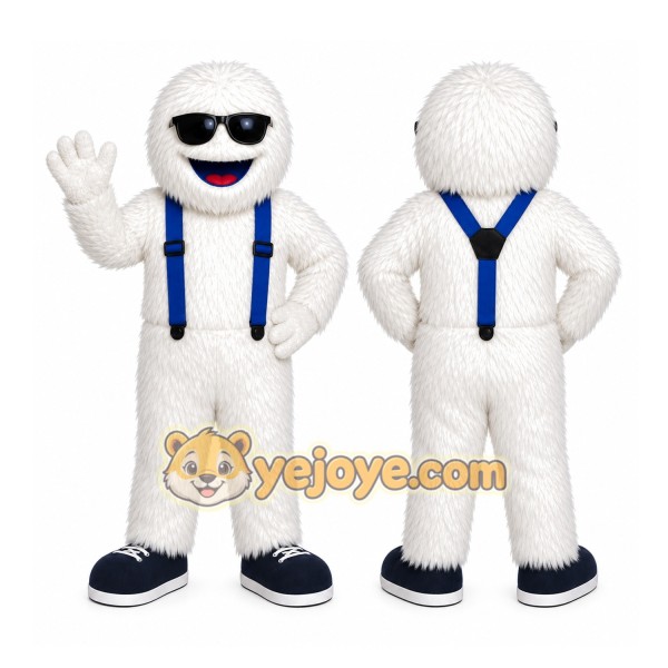 Abominable Snowman Yeti Mascot Costume