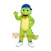Green Dinosaur Cap Mascot Costume