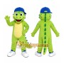 Green Dinosaur Cap Mascot Costume