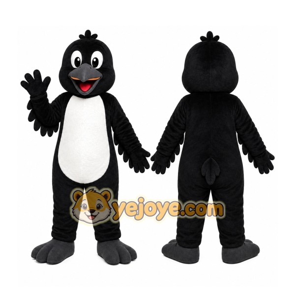 Black Penguin Mascot Costume