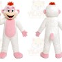 Pink Monkey Mascot Costume