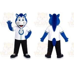 Blue Horse Sports Mascot Costume