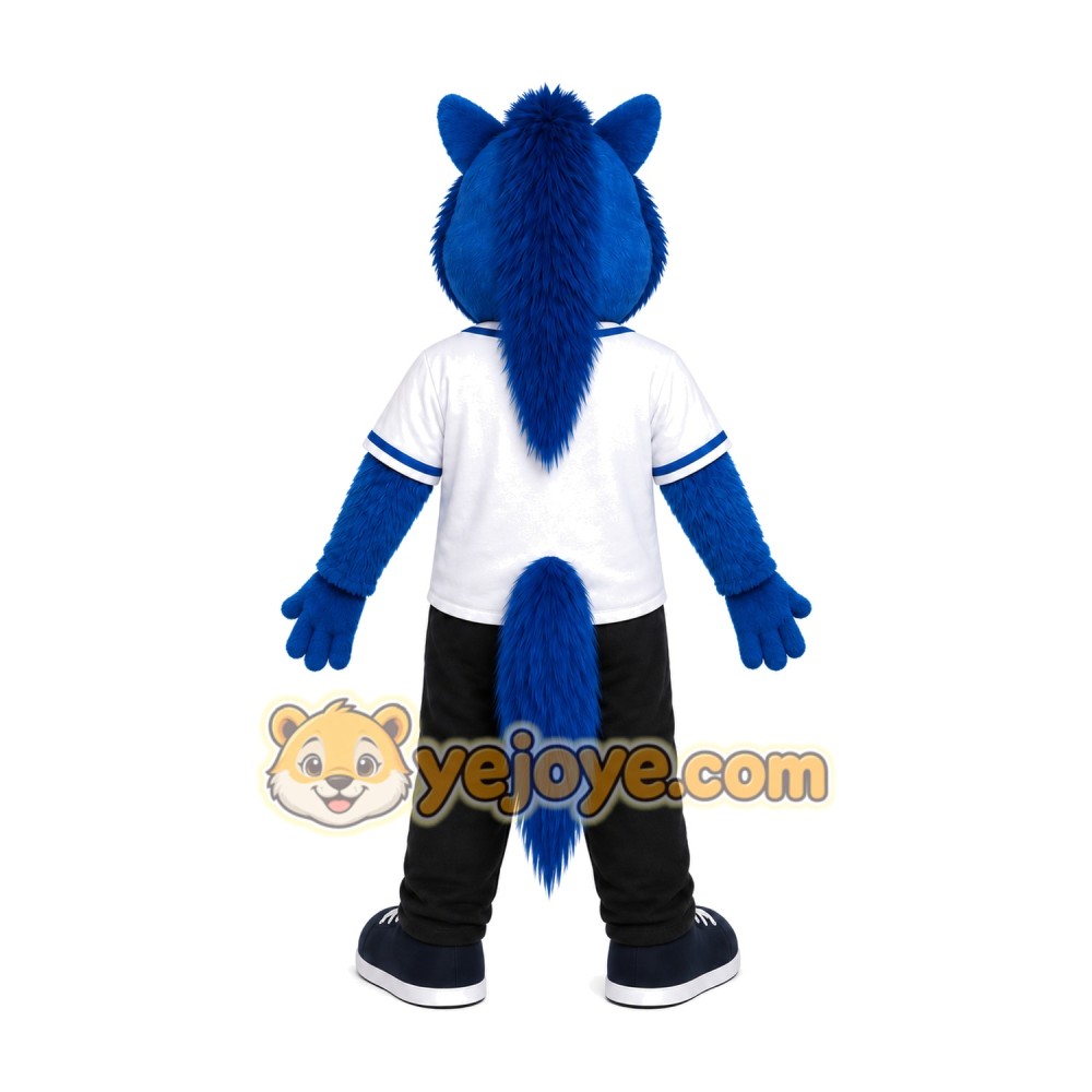 Blue Horse Sports Mascot Costume Blue Horse Sports Mascot Costume