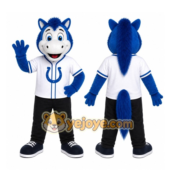 Blue Horse Sports Mascot Costume