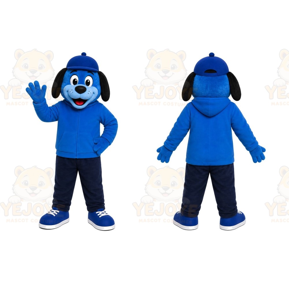 Blue Puppy Mascot Costume