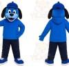 Blue Puppy Mascot Costume