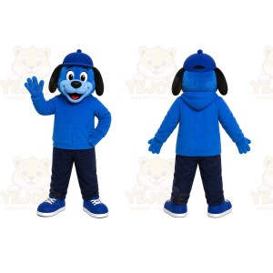 Blue Puppy Mascot Costume