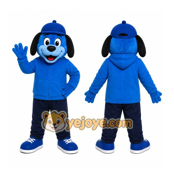 Blue Puppy Mascot Costume