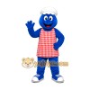 Blue Chef Monster Mascot Costume Blue Chef Monster Mascot Costume