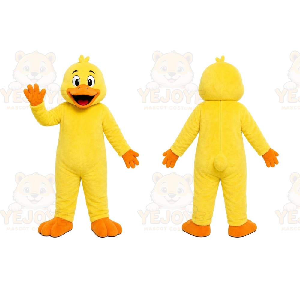 Yellow Chick Mascot Costume