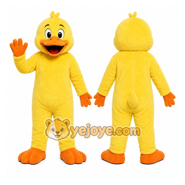 Yellow Chick Mascot Costume