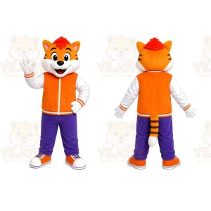 Orange Fox Mascot Costume