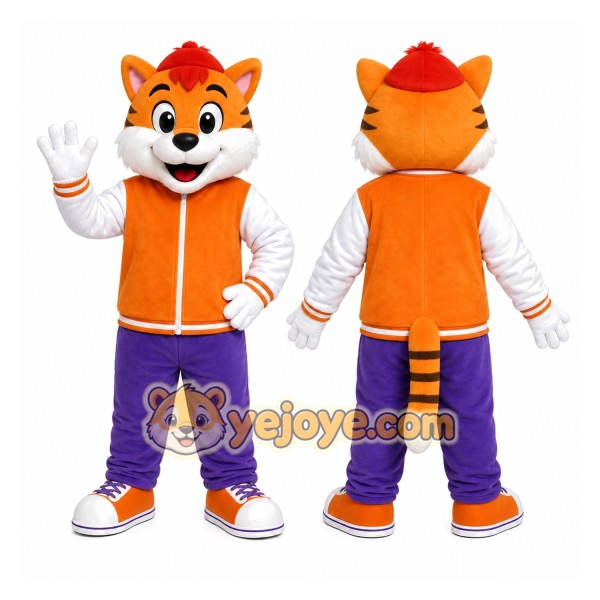 Orange Fox Mascot Costume