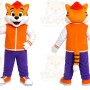 Orange Fox Mascot Costume
