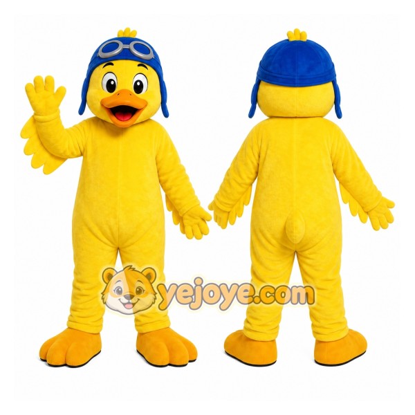 Yellow Chick Mascot Costume